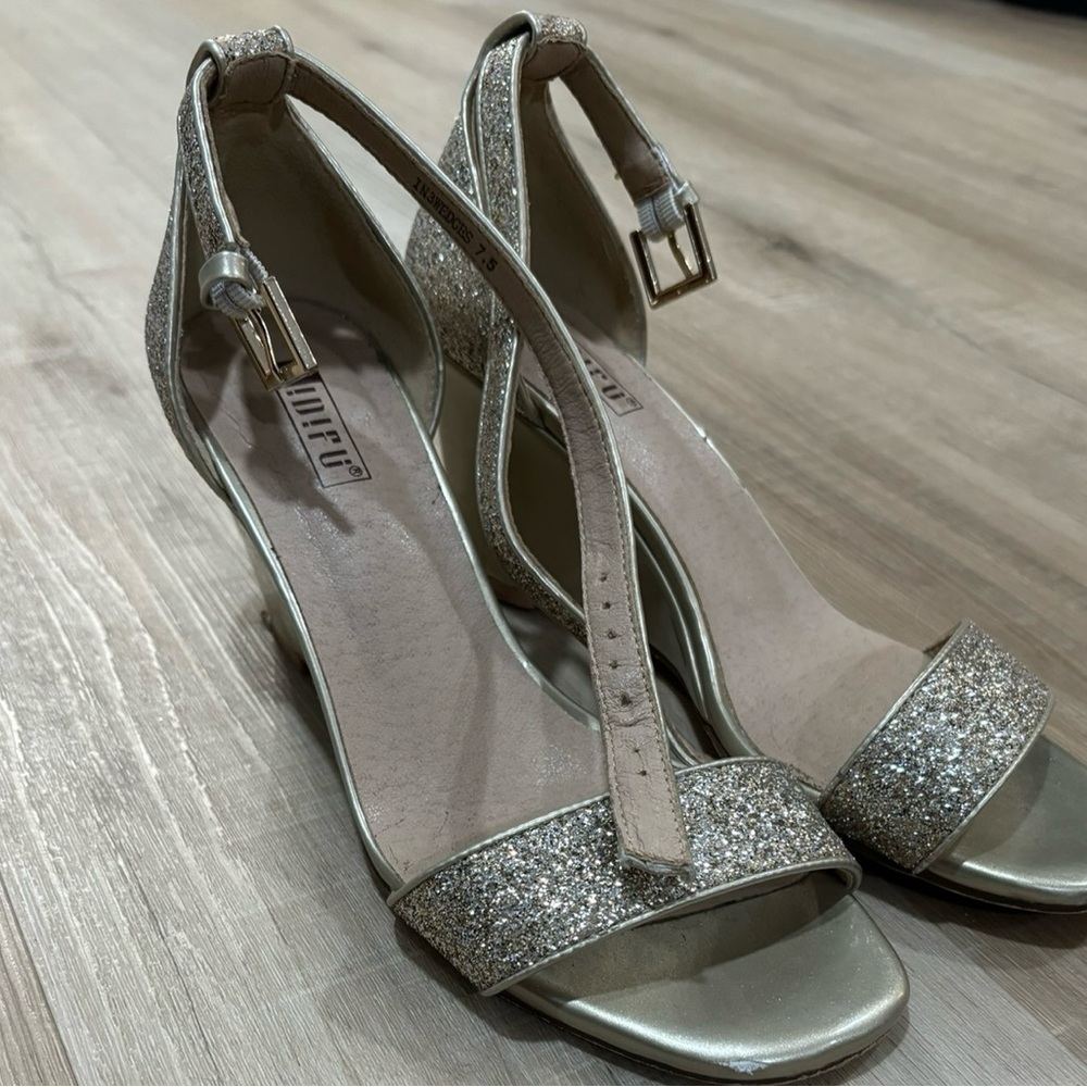 Gold sandals